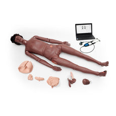 Nikki the Nursing Manikin with Auscultation, Dark Skin