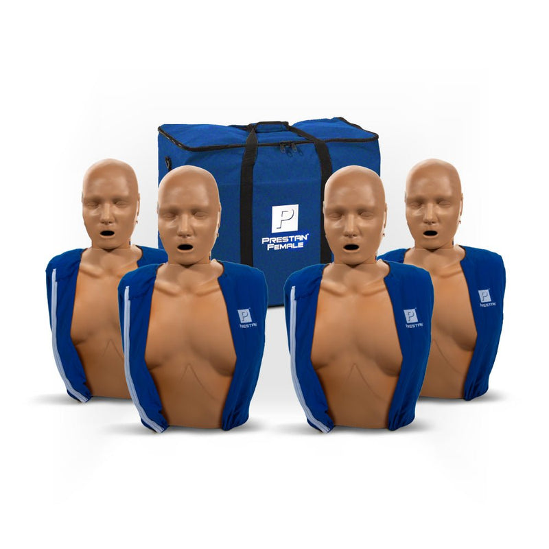 Prestan Female Adult CPR Training Manikin, 4 Pack