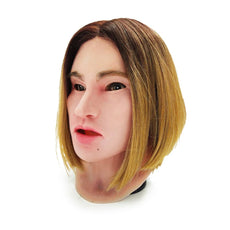 Realistic Facial Overlay 'Alice' for Adult Manikin Training Simulators