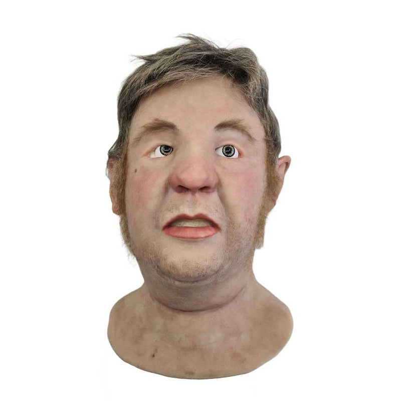 Realistic Facial Overlay 'Bert Vanderbilt' for Adult Manikin Training Simulators