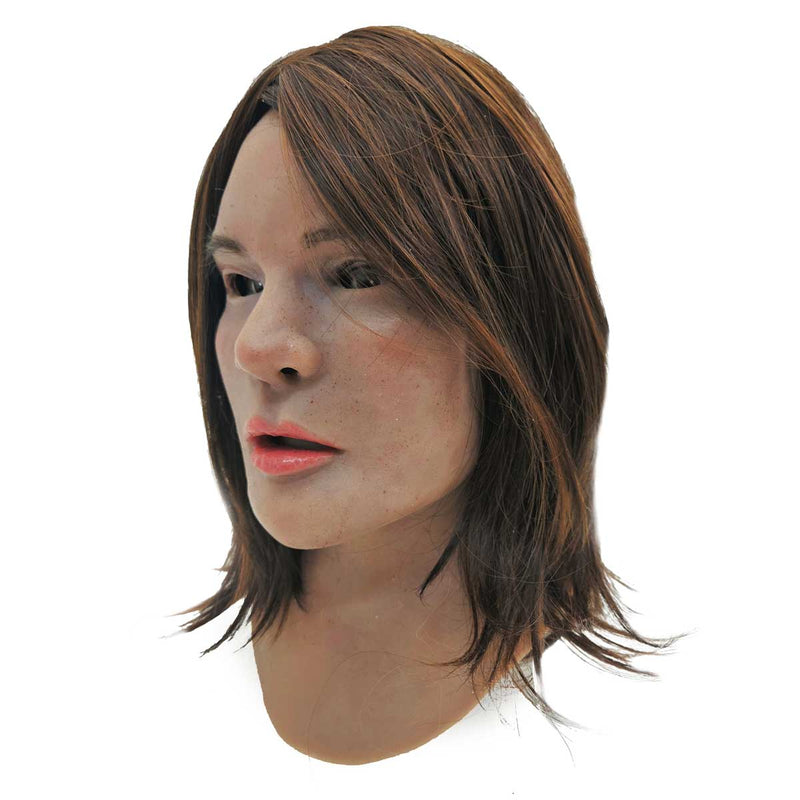 Realistic Facial Overlay 'Denise' for Adult Manikin Training Simulators