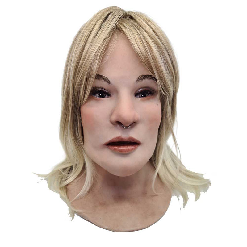 Realistic Facial Overlay 'Donna' for Adult Manikin Training Simulators