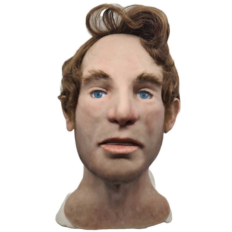 Realistic Facial Overlay 'Gaston' for Adult Manikin Training Simulators