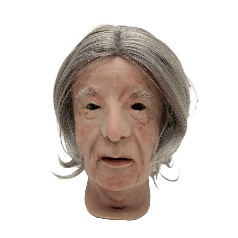 Realistic Facial Overlay 'Gertrud Weiss' for Adult Manikin Training Simulators