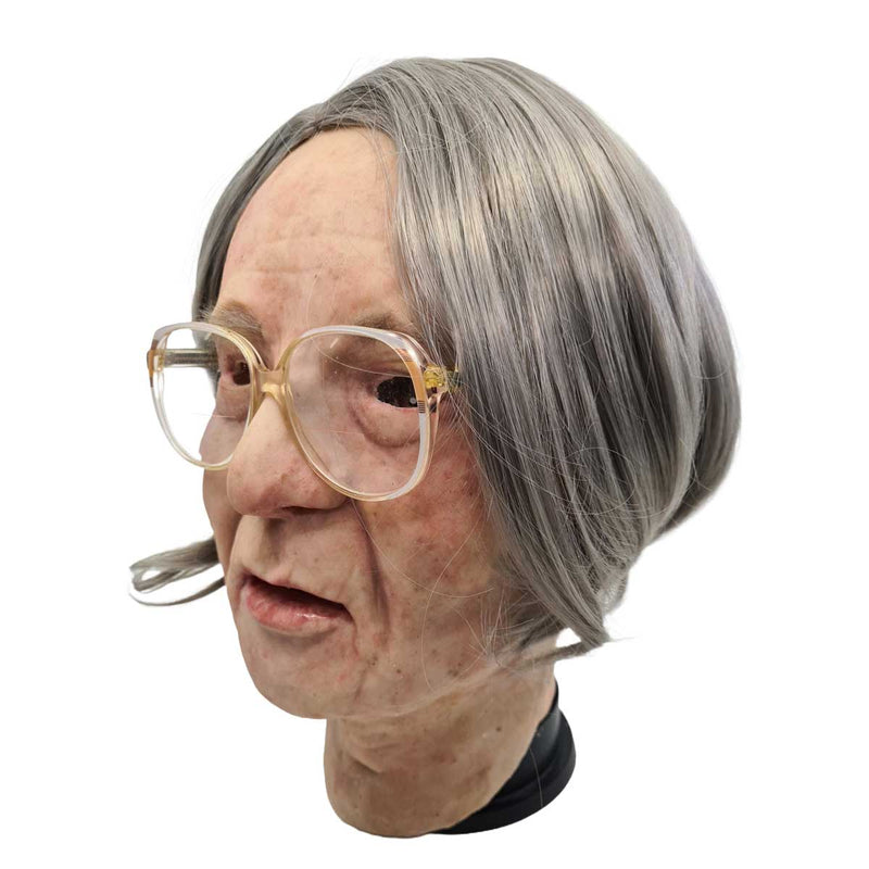 Realistic Facial Overlay 'Gertrud Weiss' for Adult Manikin Training Simulators