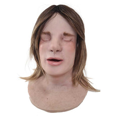 Realistic Facial Overlay 'Gretle' for Adult Manikin Training Simulators