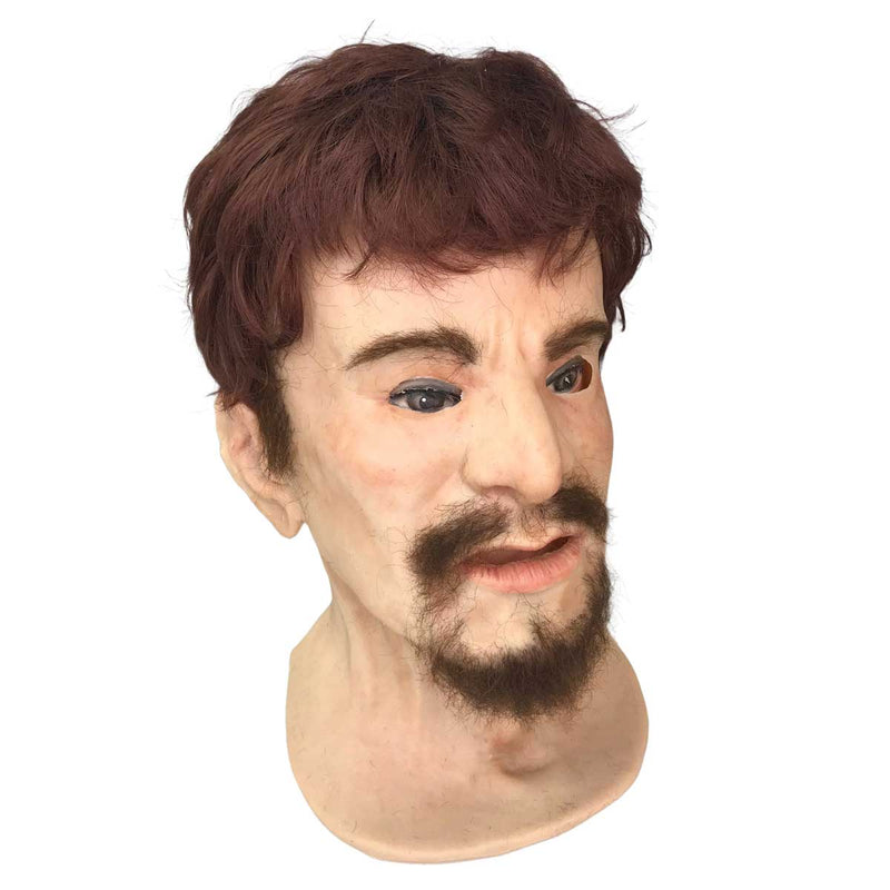 Realistic Facial Overlay 'Harry Van Wijk' for Adult Manikin Training Simulators