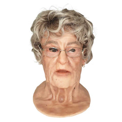 Realistic Facial Overlay 'Loes Brunswijk' for Adult Manikin Training Simulators