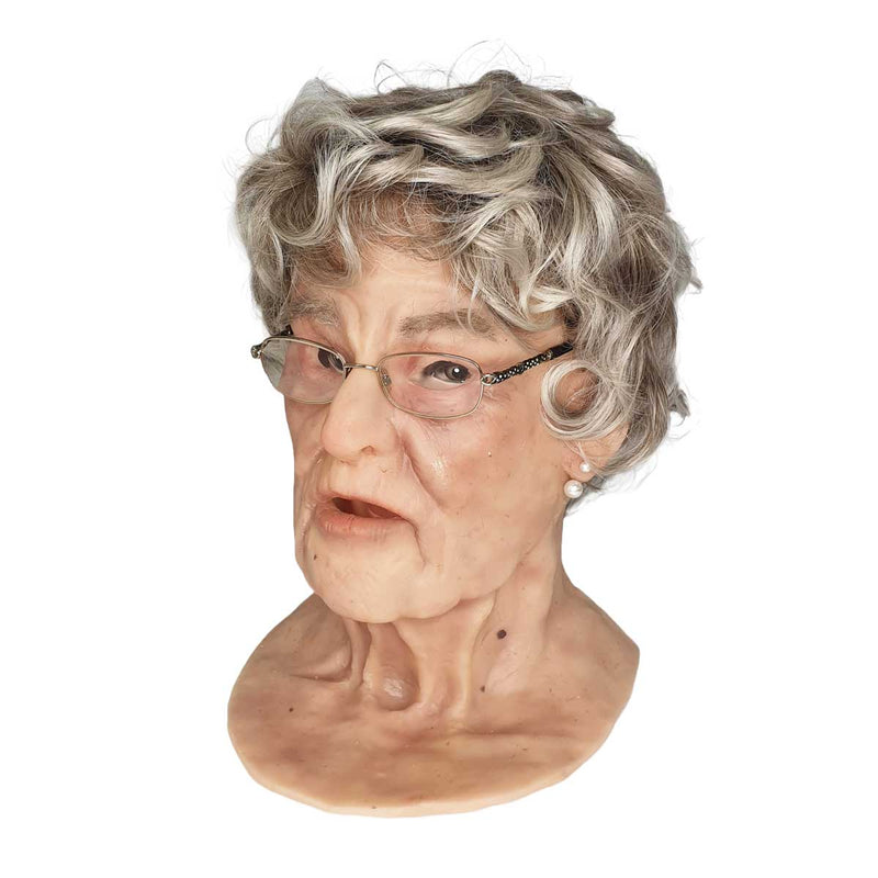 Realistic Facial Overlay 'Loes Brunswijk' for Adult Manikin Training Simulators