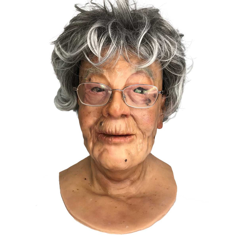 Realistic Facial Overlay 'Mabel' for Adult Manikin Training Simulators