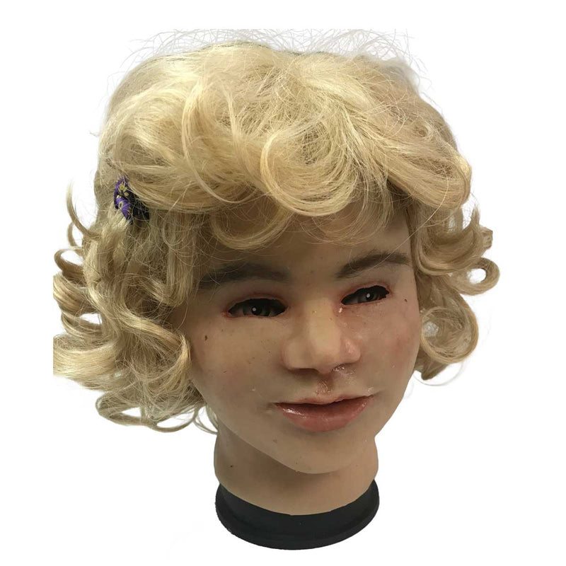 Realistic Facial Overlay 'Meeka' for Child Manikin Training Simulators