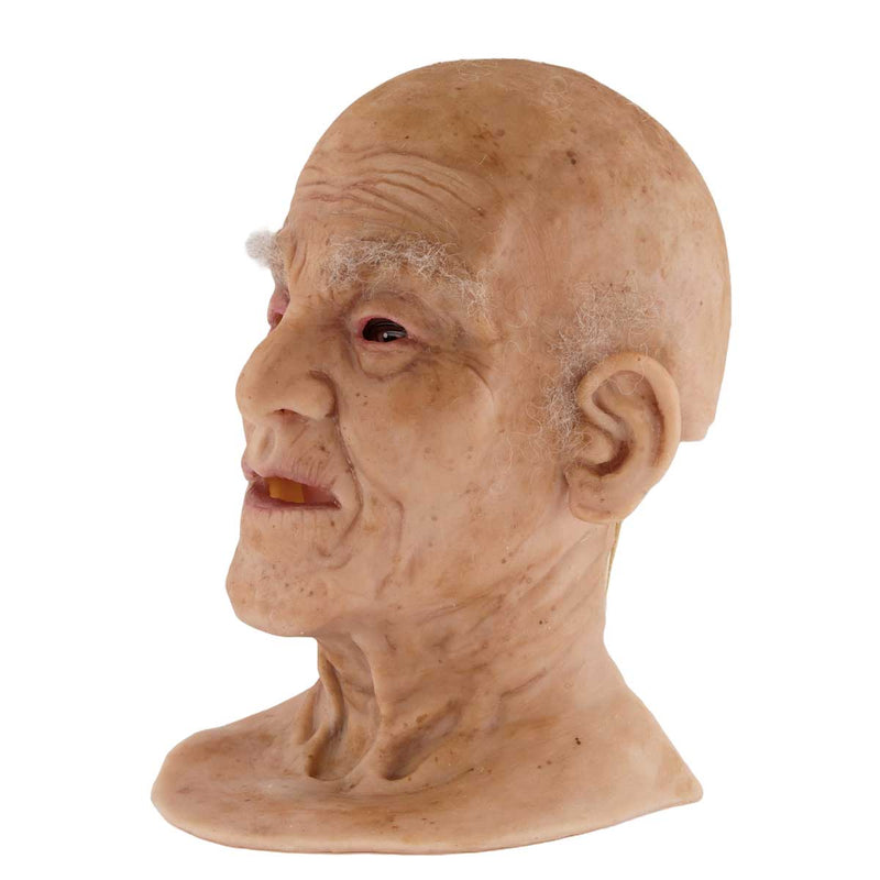 Realistic Facial Overlay 'Mr. Wangler | Bald' for Adult Manikin Training Simulators