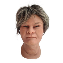 Realistic Facial Overlay 'Pamela' for Adult Manikin Training Simulators