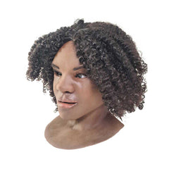 Realistic Facial Overlay 'Shakira' for Adult Manikin Training Simulators