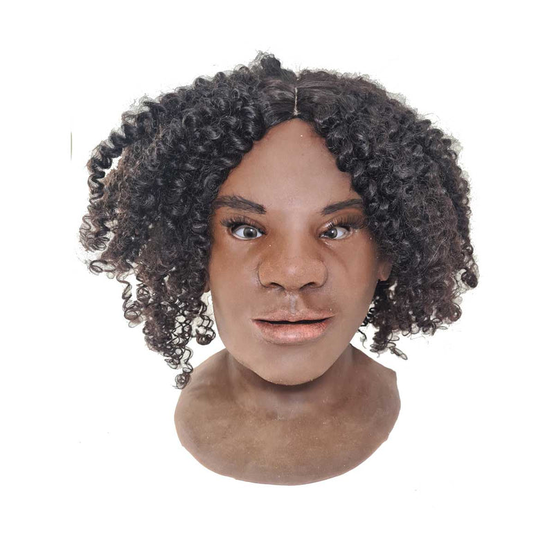 Realistic Facial Overlay 'Shakira' for Adult Manikin Training Simulators