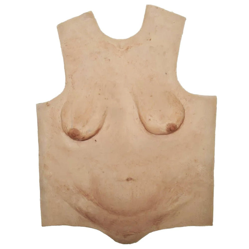 Realistic Female Geriatric Torso Overlay for Adult Manikin Training Simulators