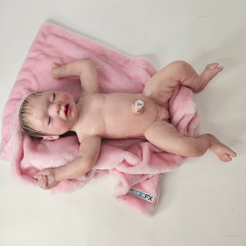 Realistic Newborn Baby Manikin 'Nina' for Neonatal Simulation, 20 in. Length