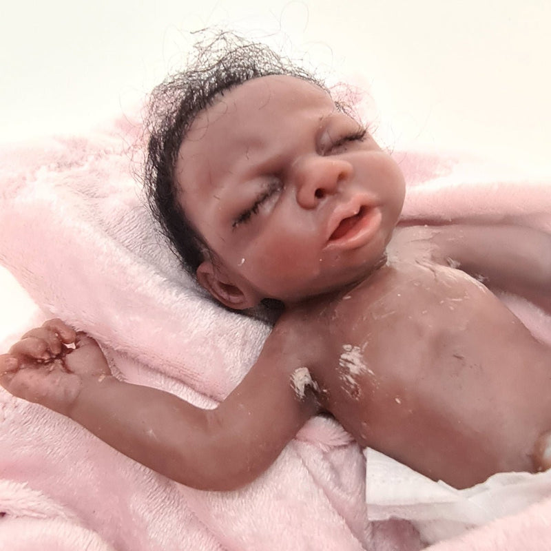 Realistic Preemie Birthing and Nursing Care Simulator 'Lulu' with Umbilical Cord and Placenta