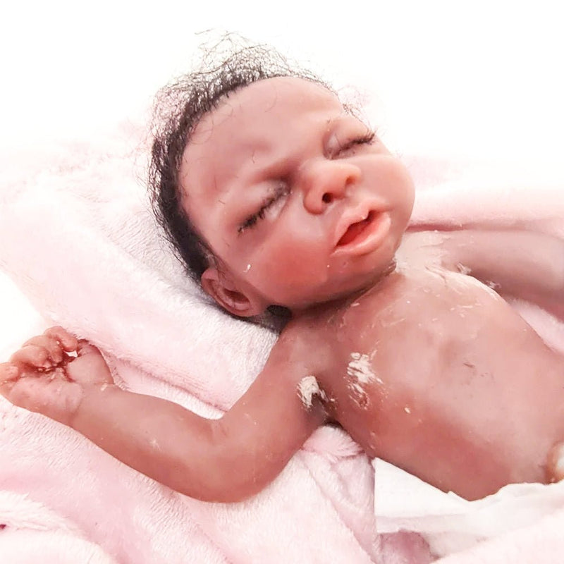 Realistic Preemie Birthing and Nursing Care Simulator 'Lulu' with Umbilical Cord and Placenta