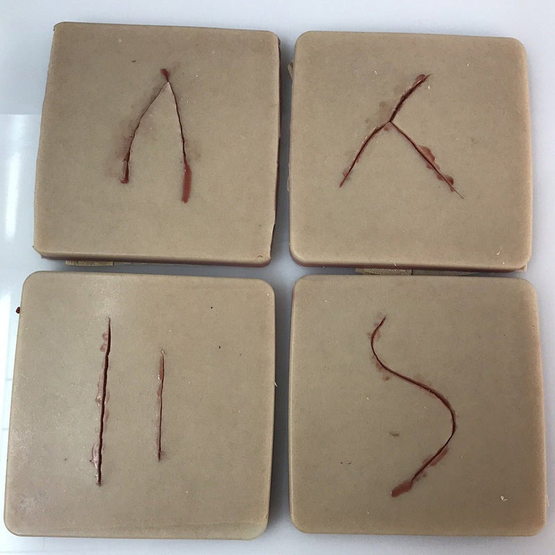 Realistic Suture Pad Training Set with Soft Silicone Layers
