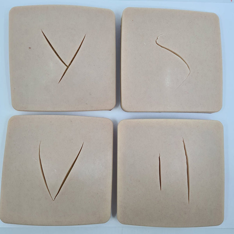 Realistic Suture Pad Training Set with Soft Silicone Layers