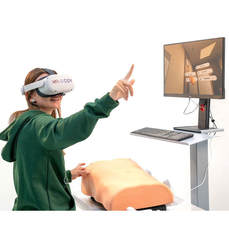 XR-Body - Abdominal Palpation Simulator with Virtual Reality VR Headset