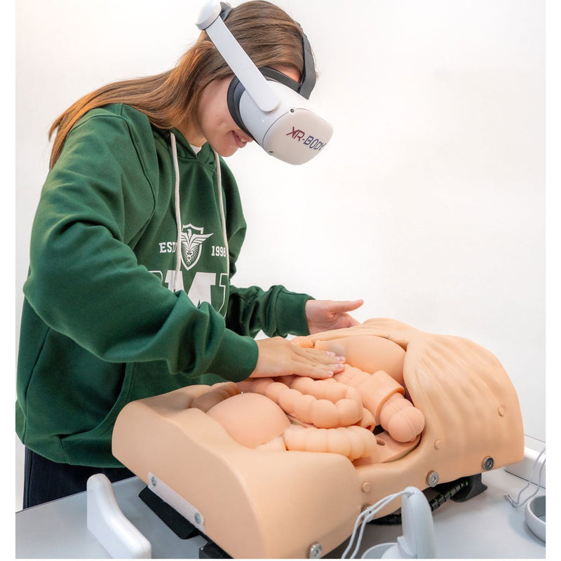 XR-Body - Abdominal Palpation Simulator with Virtual Reality VR Headset