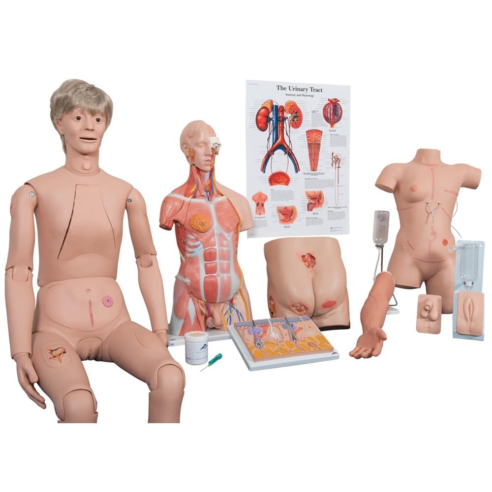 Anatomy Lab Advanced Full-body Geriatric Nursing Manikin (Male)