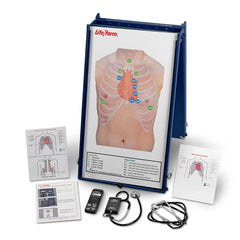 Anterior Auscultation Practice Board with Case & Smartscope™