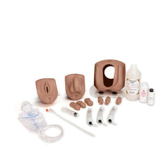 Male and Female Catheterization Simulator Set - Medium Skin